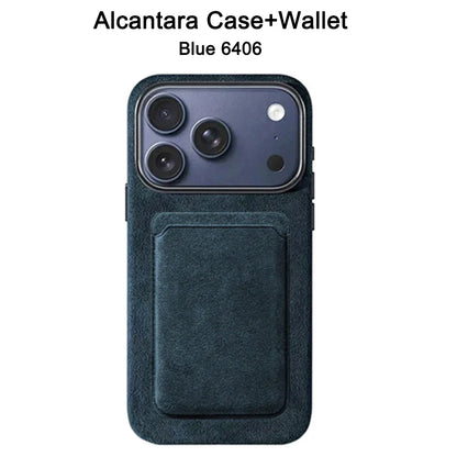 Italian Case for IPhone 17 Pro Max 17Pro with MagSafe Wallet Camera Button Magnetic Cover Orange Blue Protective Case