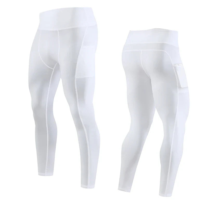 Gym Mens Fitness Running Sport Pants Athletics Tight Leggings Joggings Skinny Yoga Compression Trousers Sweatpants Dry Fit