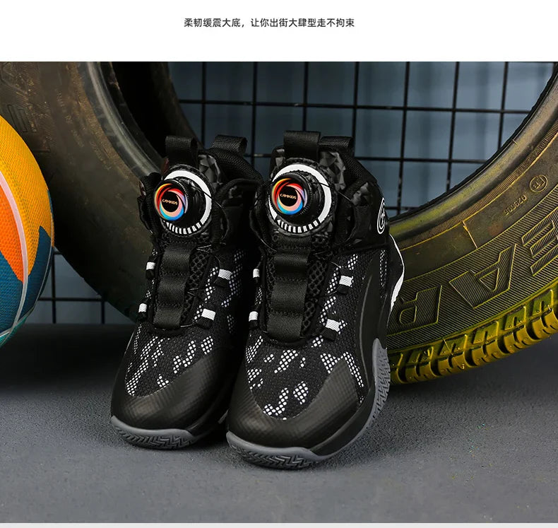New high-quality breathable and fashionable casual basketball shoes for children and boys