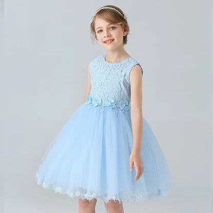 Children's Princess Dress Performance Primary and Secondary Kindergarten Girls' Tank Top Dance
