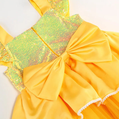 Vestidos de Princesa Disney para Meninas Fantasia de Festa da Bela Roupa de Flores para Crianças de Halloween Aniversário Fantasia da Bela e a Fera