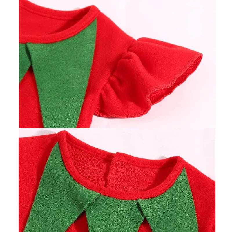 2025 Children's New Year Clothing Girl Cosplay Christmas Dress Girl's Christmas Outfit Carnival Party Costume Christmas Gift