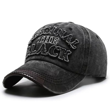 Hat Men's  Washed  Denim Cap Korean Version Outdoor Sunscreen  Casual Versatile Street Spring and Autumn Shade Baseball Cap