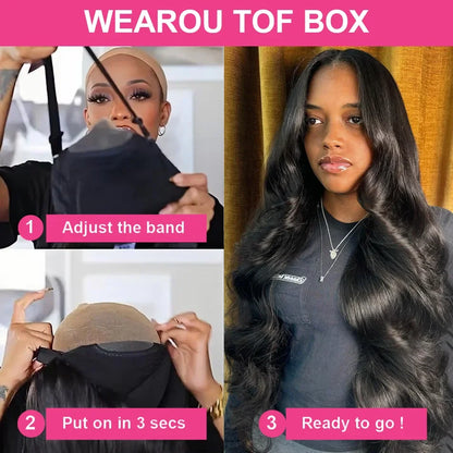 30 40 Inch 13x6 13x4 Body Wave Human Hair Wigs For Black Women 4x4 5x5 Glueless Wigs Human Hair 360 Lace Frontal Wig Pre Cut