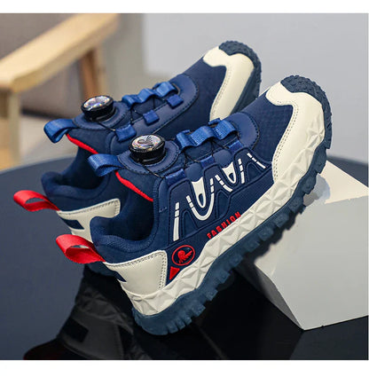 Children Sports Sneakers for Boys Girls Kid Cartoon Graffiti Pattern Casual Shoes Boys Basketball Shoe chaussures de sport