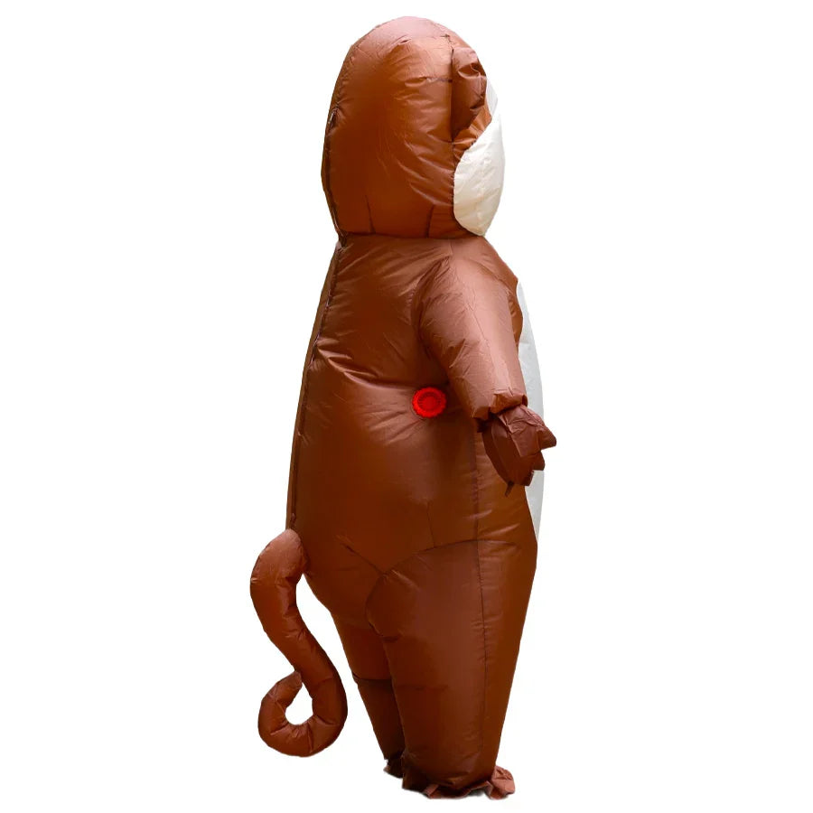 Adult Inflatable Monkey Cosplay Costume Anime mach Set Mascot Halloween Christmas Party Stage Performance