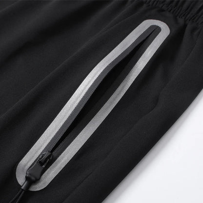 Running Jacket Hooded Jogging Tight Sportswear Quick Dry Men Reflective Training Set Gym Clothes Fitness Compression Sport Suit