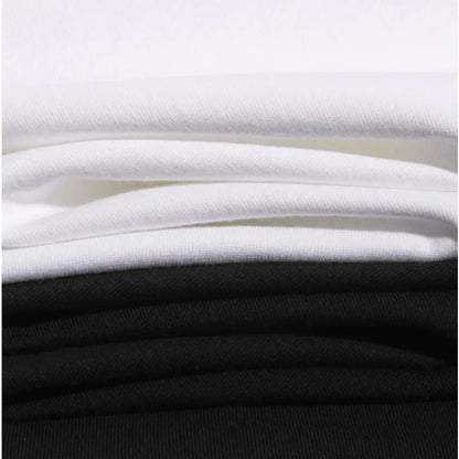 Avengers: Doomsday Letter Printed T-shirt Summer New Men's and Women's American Trend Loose Casual Short Sleeved Top