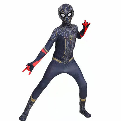 2026 High Quality Superhero Spidermans Costume Bodysuit For Kids Adult Spandex Zentai Halloween Party Cosplay Jumpsuit