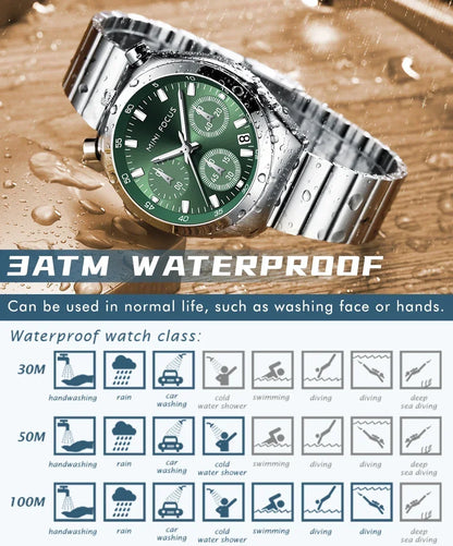 MINI FOCUS Multifunctional Panda Watch for Women Stainless Steel Casual Fashion Ladies Waterproof Quartz WristWatch Girl Gift