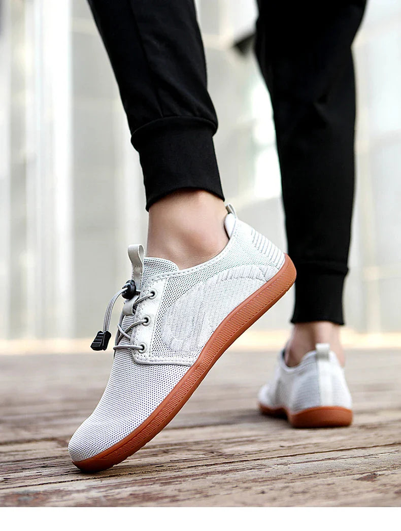New Unisex Wider Shoes Breathable Mesh Men Barefoot Wide-toed Shoes Brand Flats Soft Zero Drop Sole Wider Toe Sneakes Large Size