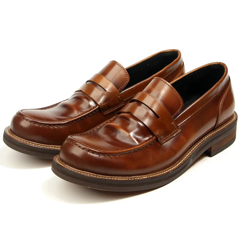 Genuine leather Men's formal shoes Business leather Shoes cowhide handmade Men dress shoes high-end luxury Wedding shoes loafers
