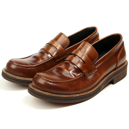 Genuine leather Men's formal shoes Business leather Shoes cowhide handmade Men dress shoes high-end luxury Wedding shoes loafers