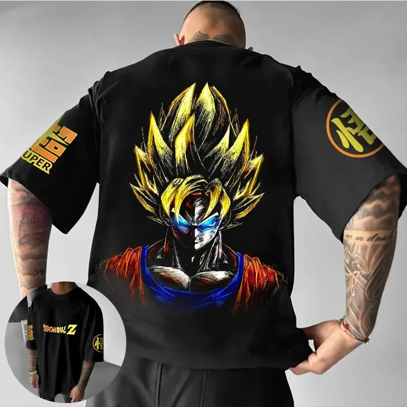 Printed Cartoon Loose T-Shirt Summer New Men's and Women's Casual Parent-Child Short Sleeve Top