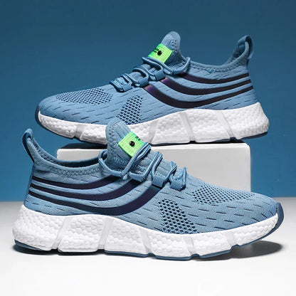 Men Shoes Breathable Classic Running Sneakers for Man Outdoor Light Comfortable Mesh Shoes Slip on Walking Shoes Tenis Masculino
