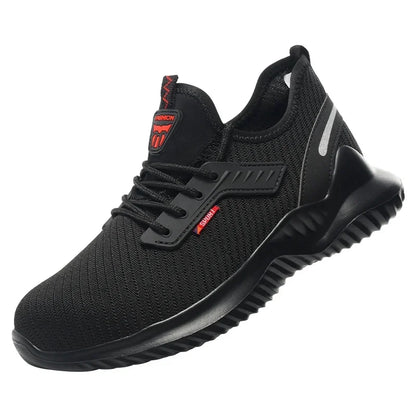 Lightweight Safety Shoes Men Steel Toe Sneakers Puncture Proof Breathable Safety Boots Man Dangerous Construction Work Foorwear