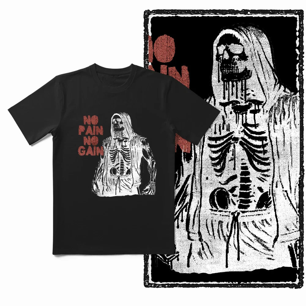 Coolmind YG Body building gym Cotton Exclusive Graphic Men T shirt for men cotton Big Size Cool BLACK men's novelty tee shirt