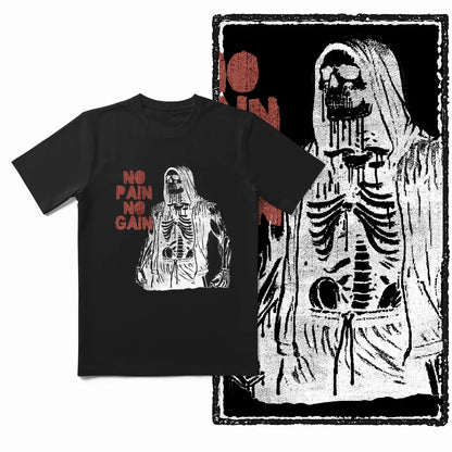 Coolmind YG Body building gym Cotton Exclusive Graphic Men T shirt for men cotton Big Size Cool BLACK men's novelty tee shirt