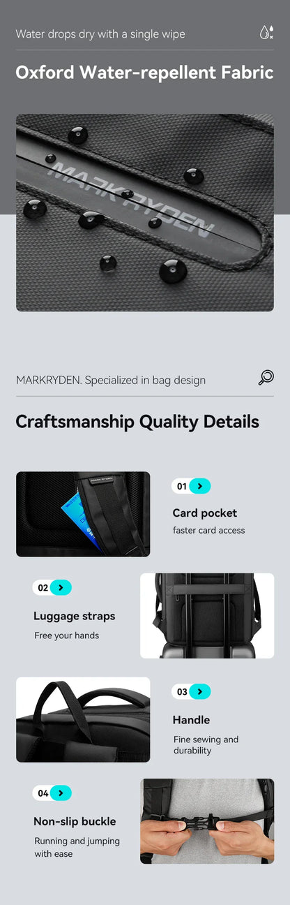Laptop Backpack Men‘s Travel bag 36L Large bag