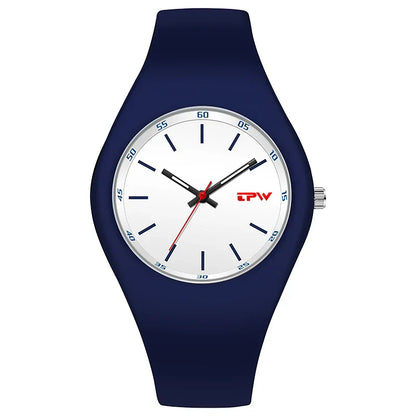 Full Size 40mm Quartz Watch For Women Rubber Strap Skin Friendly Silicone watch