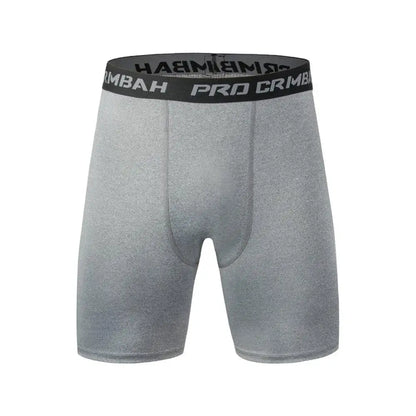Male Fitness Quick-Drying Tight Shorts Elastic Compression Leggings Training Pants