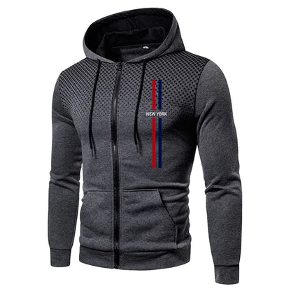 2025 Brand New Men's Tracksuit Hoodie Sweatpants Urban Casual Fashion Sportswear Autumn Winter Daily Casual Sporty Zipper Outfit
