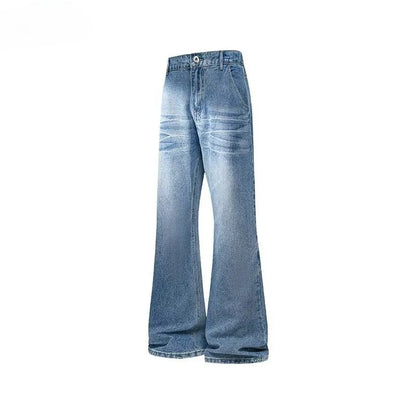 Retro Denim Pants Men's Jeans Loose Straight Casual Trousers Vintage Jeans Y2k Clothes Men's Pants Baggy Jeans Man  Four Seasons