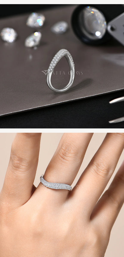 Fashion S925 Sterling Silver Engagement Classic Moissanite Diamond Ring for Women Men Real Jewelry With Certificate