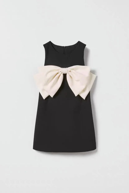 Vestido de Bebê Menina Princesa com Colete Vestido Infantil com Laço Preto sem Mangas Vestidos de Festa Concurso Aniversário Roupas de Bebê 2-10A