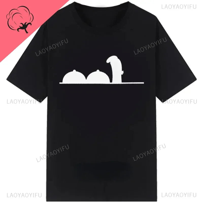 La Linea The Line Osvaldo Cavandoli TV Men Women Style Streetwear Tee Fashion Cotton T Shirt Round Neck Casual Summer Camiseta