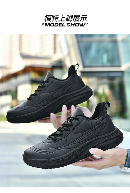 Shoes Four Seasons Breathable Light Non-slip Waterproof Oil-proof Kitchen work shoes Men's Outdoor Casual sports Shoe