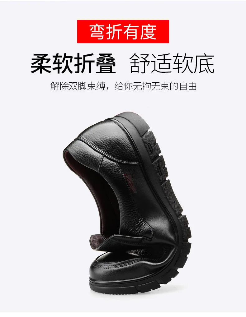 Handmade Shoes Genuine Leather Casual Shoes For Men Flat Platform Walking Shoes Outdoor Footwear Loafers Breathable Sneakers