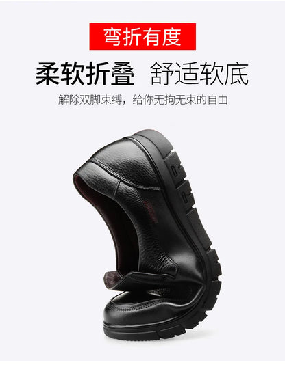 Handmade Shoes Genuine Leather Casual Shoes For Men Flat Platform Walking Shoes Outdoor Footwear Loafers Breathable Sneakers