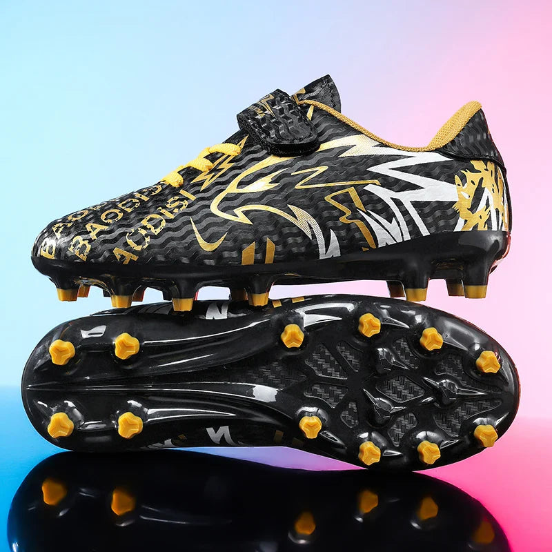 New Men Kids Soccer Shoes Non-Slip Football Boots Ultralight Cleats Match Grass Boys Professional Training Shoes Drop Shipping