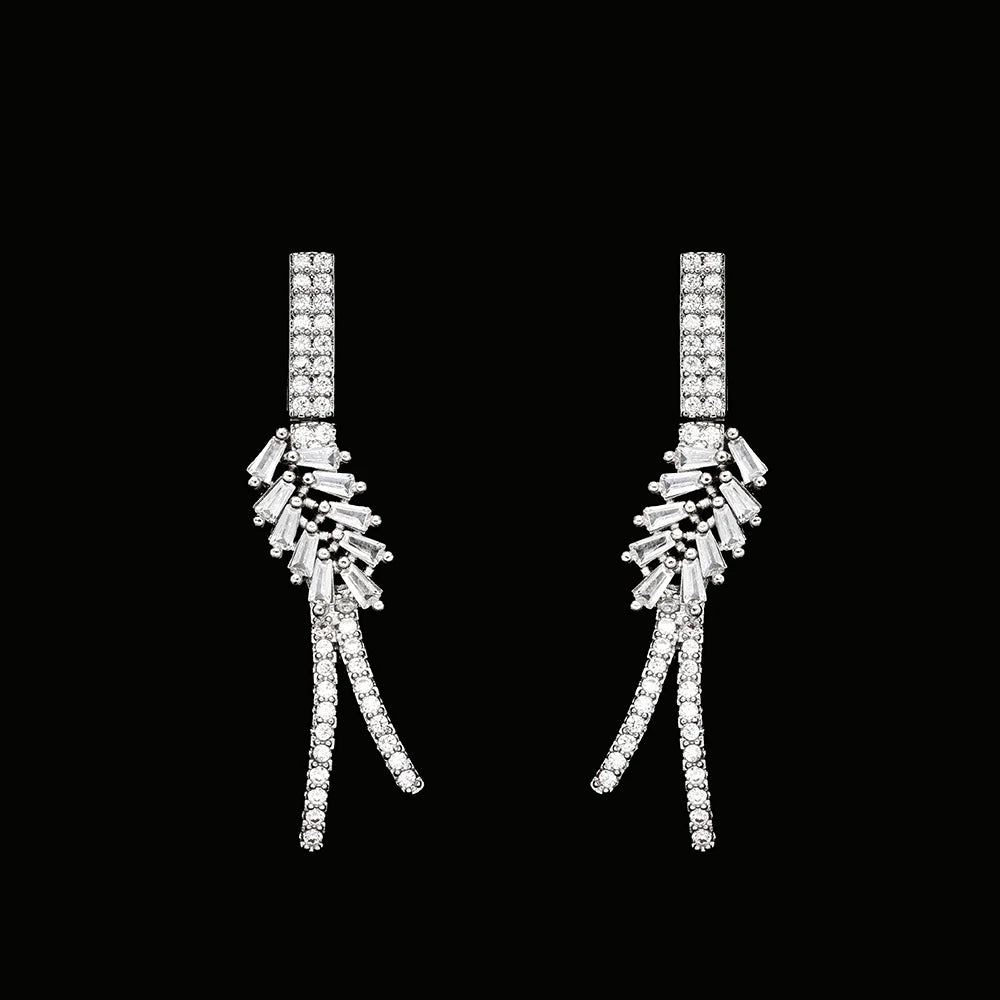 Trendy 4PCS Nigeria Wedding Jewelry Sets For Women UAE African Cubic Zircon Jewelry Set Bridal Accessories
