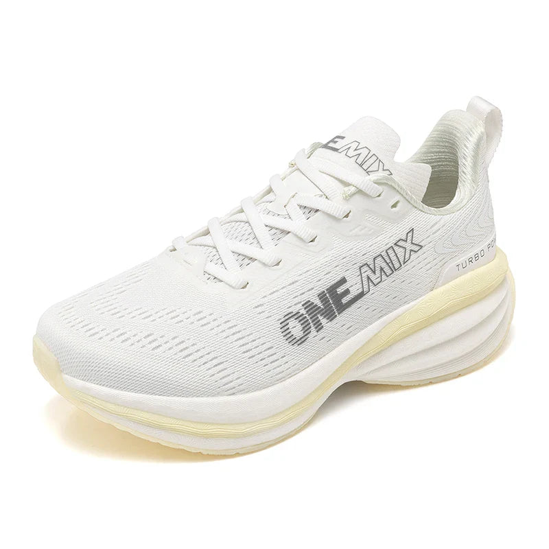 Tênis de Corrida Masculino ONEMIX com Amortecimento de Ar, Tênis Esportivo Respirável de Malha para Uso Externo, Aumento de Altura, Calçado de Caminhada, Tamanhos EU 35-47