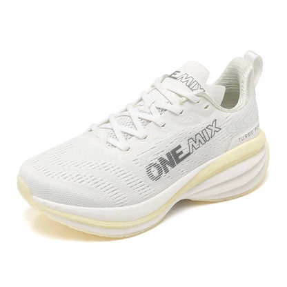 Tênis de Corrida Masculino ONEMIX com Amortecimento de Ar, Tênis Esportivo Respirável de Malha para Uso Externo, Aumento de Altura, Calçado de Caminhada, Tamanhos EU 35-47