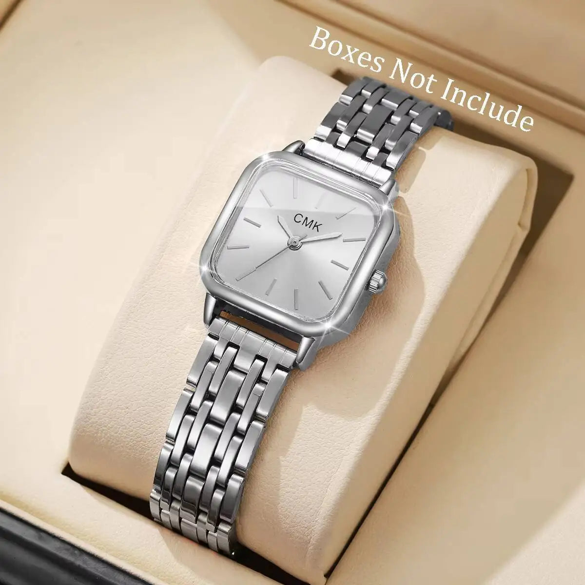 Fashion Square Women Watches Simple Ladies Quartz Wristwatch Reloj Mujer（Without Box）
