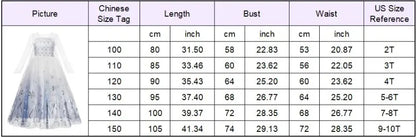 Cinderella Anna Elsa Costume Children Princess Dress for Girls Kids Cosplay Snow White Christmas Carnival Party Disguise Outfit