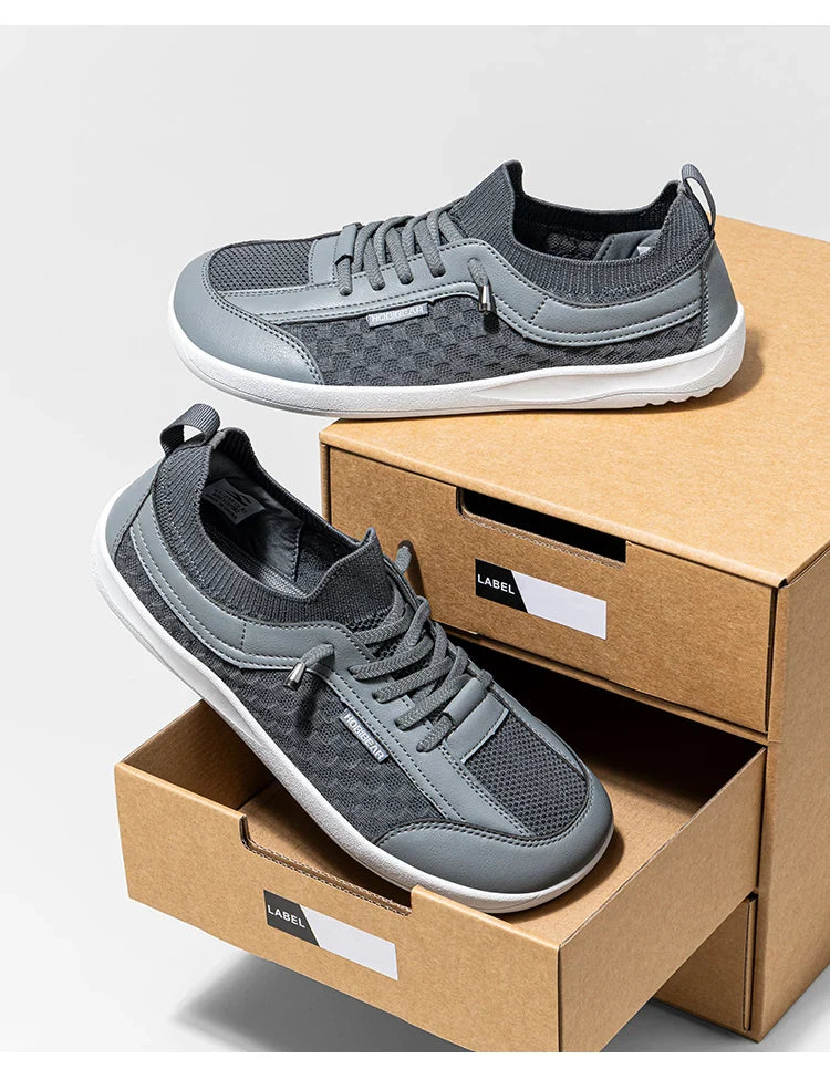 Men Barefoot Shoes Women Slip On Wide Toe Walking Sneaker | Zero Drop Sole | Lightweight Breathable Minimalist Shoes