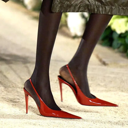 2026 High-heel 9.5 cm Women's Sandals Shoes for Women Size 34-43 New Fashion Pointed Summer Women Shoes Sandalias De Mujer
