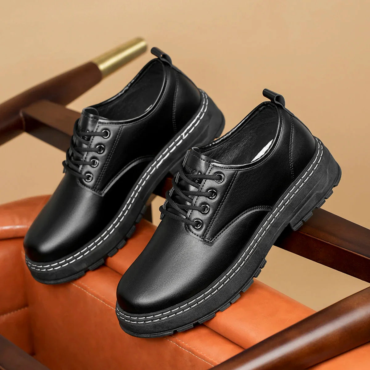 2026 men's new business casual sports shoes are versatile, comfortable, trendy, fashionable, plus size formal shoes, leather sho
