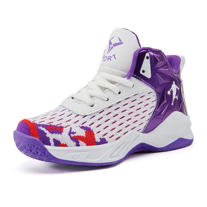 2024 New Children's Basketball Shoes for Boys Non-slip Kids Sport Shoes Wear-resistant Outdoor Kids Girls Sneakers Trainers