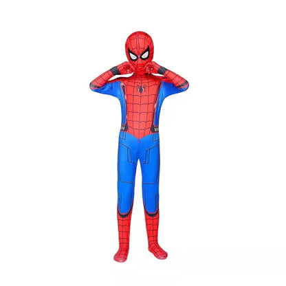2026 High Quality Superhero Spidermans Costume Bodysuit For Kids Adult Spandex Zentai Halloween Party Cosplay Jumpsuit