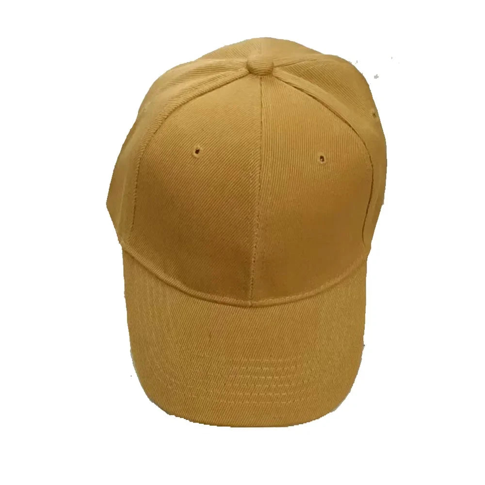 Solid Unisex Baseball Cap 6 Panel Men Caps Daily Womens Summer Hat Curved Brim Adjustable Red White Purple Grey Black
