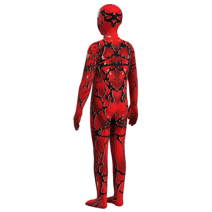 Kids Venom: Let There Be Carnage Carnage Cosplay Costume Bodysuit Jumpsuit Halloween Carnival Suit Party Dress