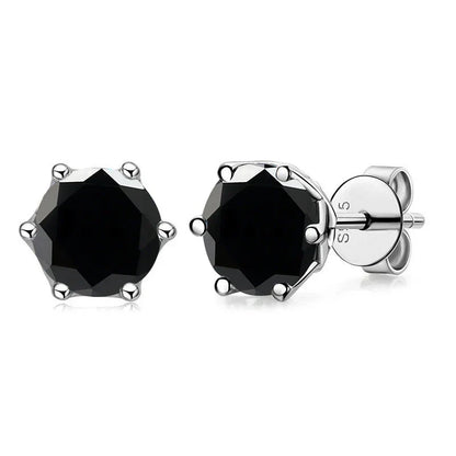 Real 1 CT D Color Moissanite Stud Earrings For Women Top Quality 925 Sterling Silver Sparkling Wedding Jewelry