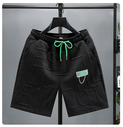 New Fashion knitted Shorts Men Comfortable Elastic Waist Clothing Male Breathable Short Trousers plus size