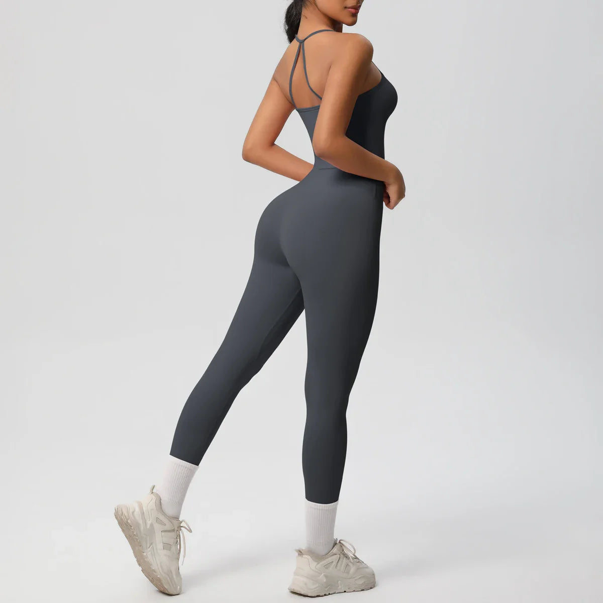 Halter Yoga Top Set Fitness Gym Suit Training Sleeveless Sport Gym Tops Crossover Back Sports Underwear  Tummy Control Slimming