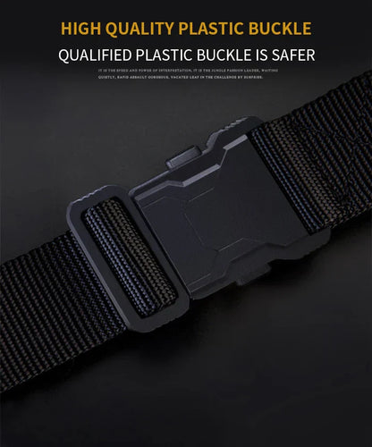Tactical Waist Belt - Durable Automatic Buckle, Perfect for Outdoor Adventures, Unisex Accessories for Men and Women